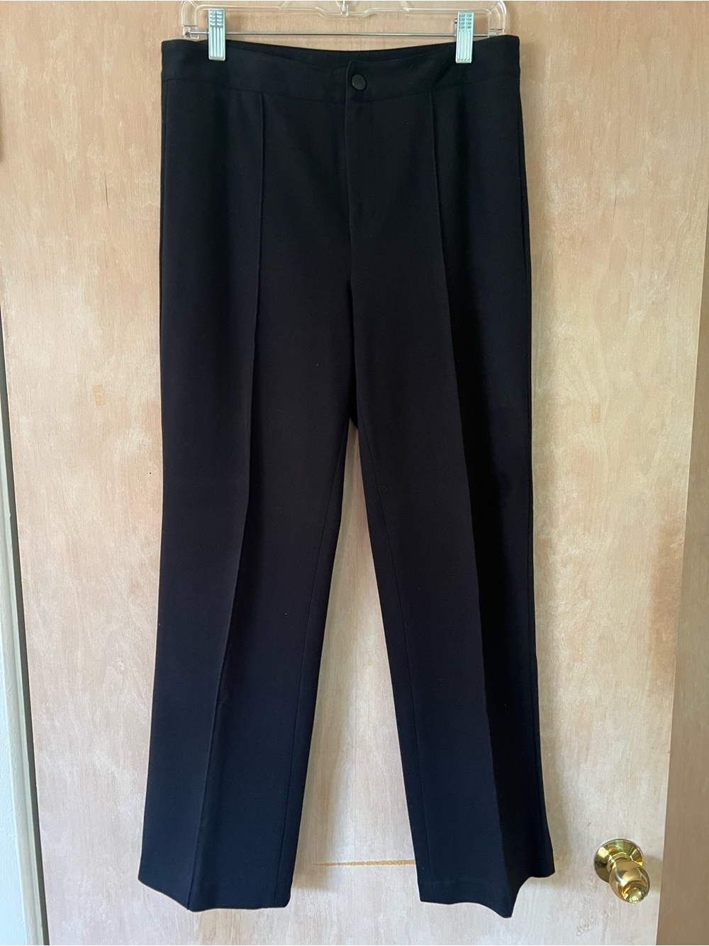 Peter Nygard Black Straight-Leg Dress Trousers